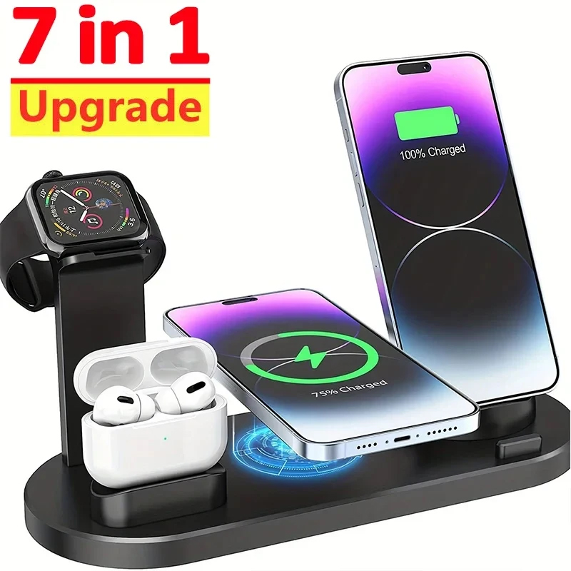 Smartwatch X12 - 7 In 1 Wireless Charger Stand