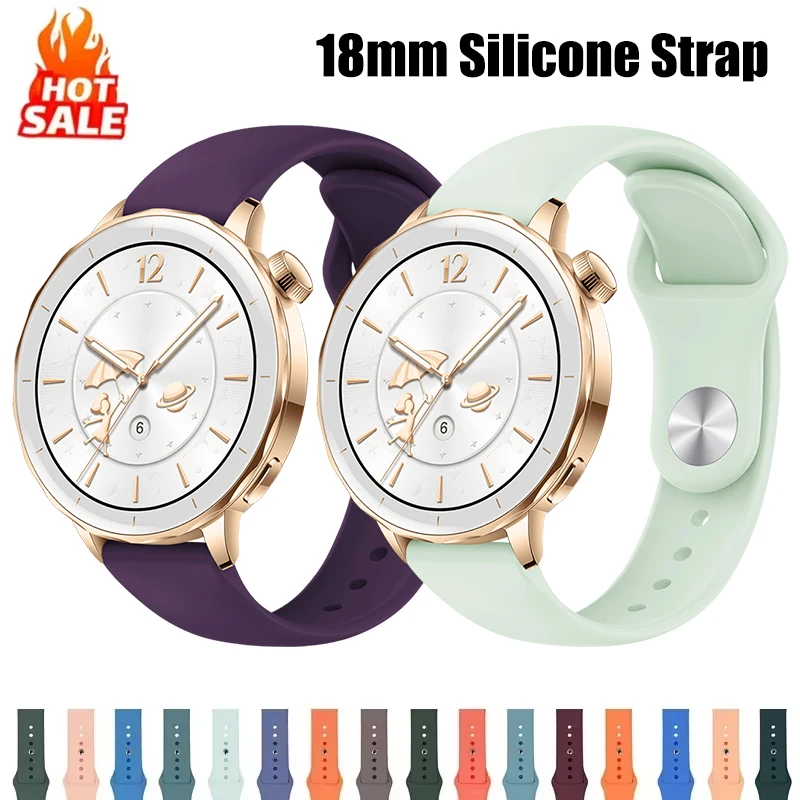 18mm Silicone Watch Strap For  - đánh giá và giá Fossil Smartwatch Accessories